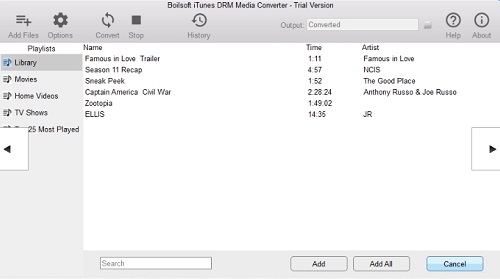 Boilsoft iTunes Video Converter