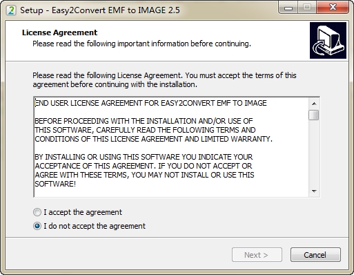 Easy2Convert EMF to IMAGE