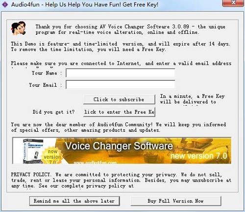 AVVCS趣味变声器软件