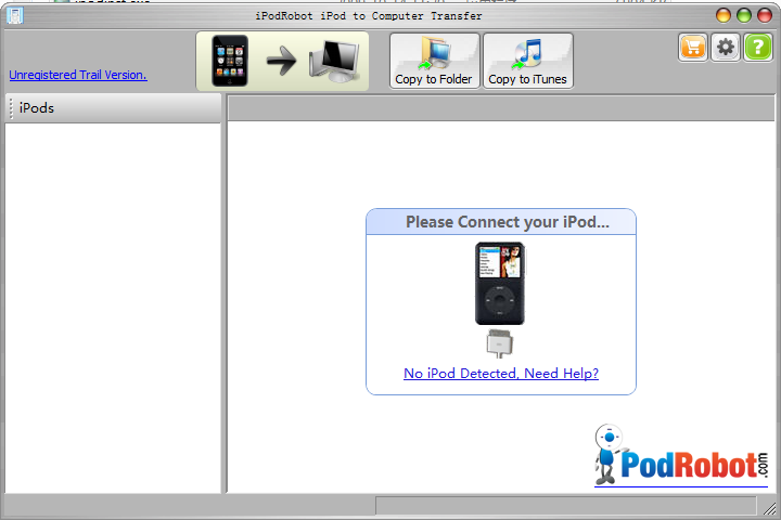 iPodRobot iPod to Computer Transfer